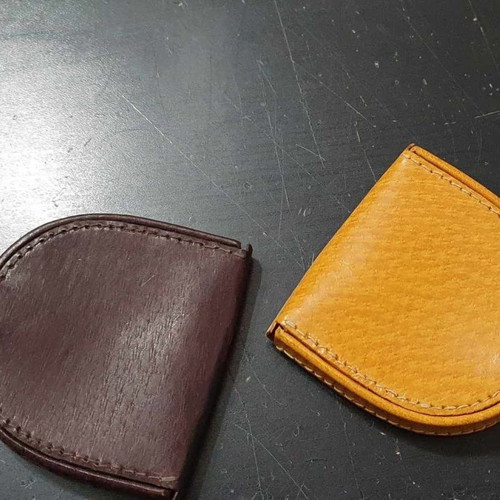 Leather coin wallets set of 2 new