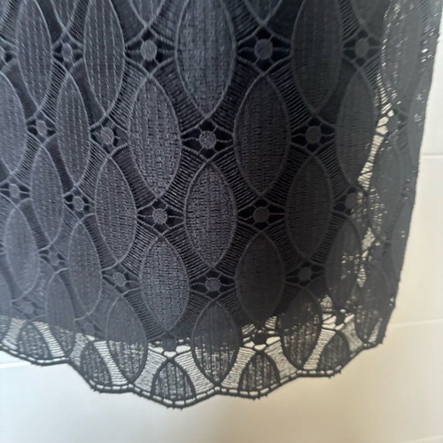 Black lace dress Mango new, size M
