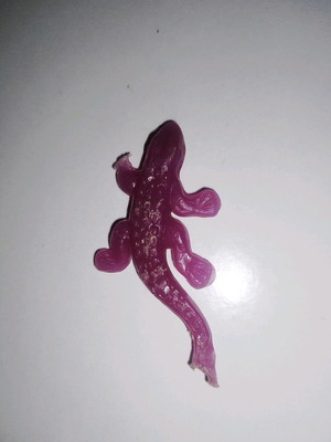 Collectible Bozo lizard figure used from 1970s