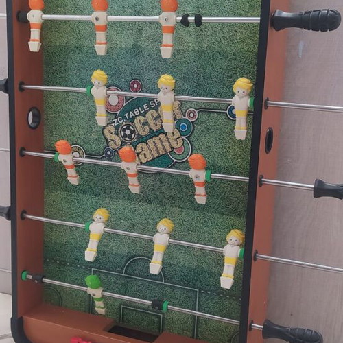 Table football used, missing ball, functional