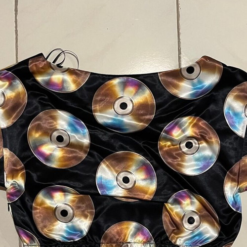 Moschino top new, size small, black