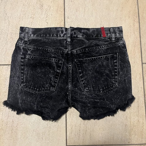 Salt & Pepper black denim shorts like new, size S 36 8