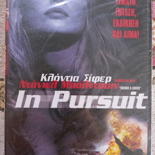 In Pursuit DVD new, action, romance, drama, thriller with subtitles