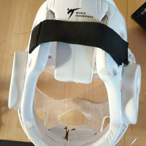Taekwondo Daedo Head Gear with Mask Medium used