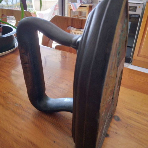 Vintage Mexican Handmade Ceramic Decorative Iron used