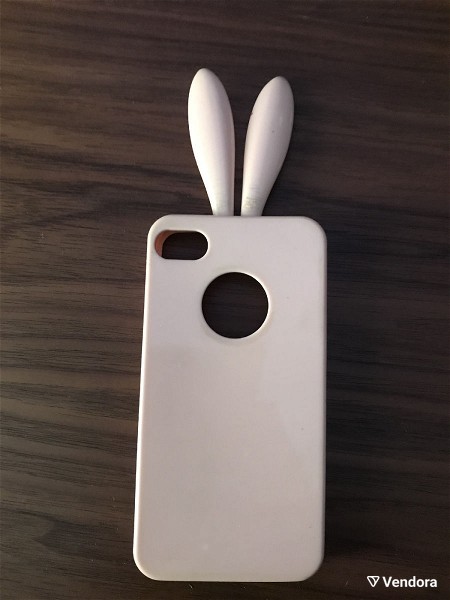 thiki roz lovely rabbit gia iphone 4/4s