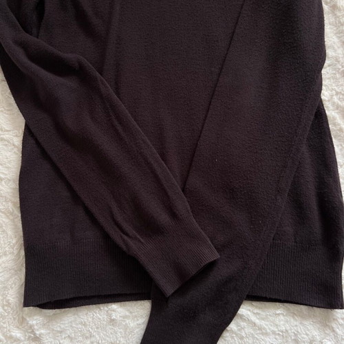 Zara fitted brown turtleneck sweater, size S