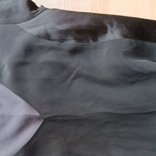 Silk dress black like new