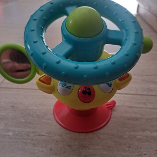 ELC Steering Wheel Toy for High Chair with Sounds and Mirror
