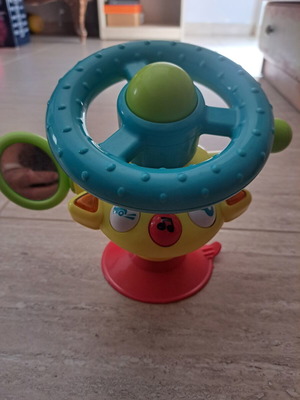 ELC Steering Wheel Toy for High Chair with Sounds and Mirror