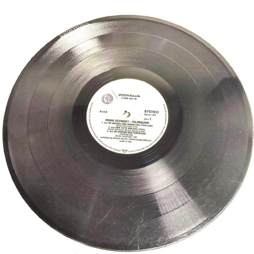 Irmin Schmidt Filmmusik vinyl used, jazz