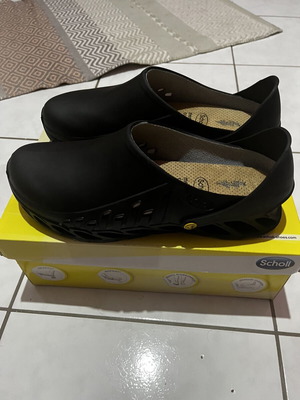 Scholl Clog Evoflex black anatomical shoes