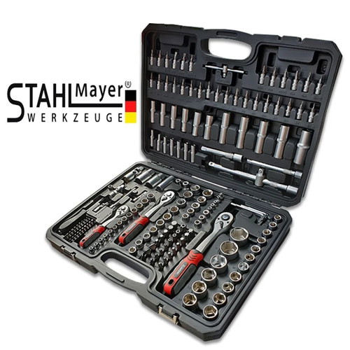 Stahlmayer 172-Piece Socket Set New Tool Kit with Case