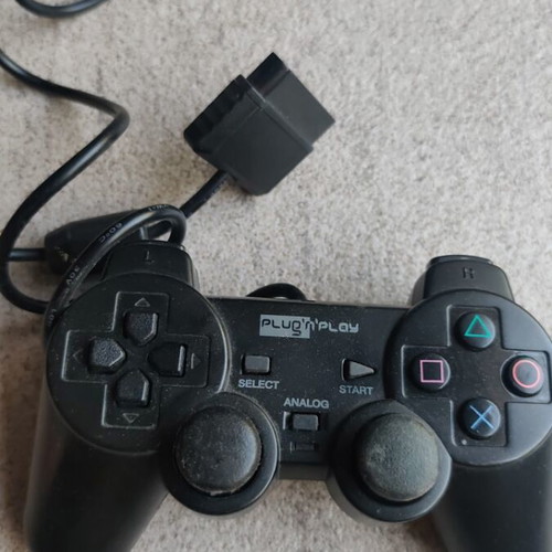 PlayStation 2 non-original controller used, functional