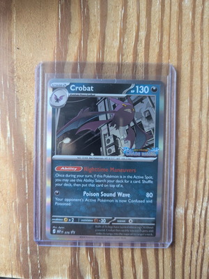 Crobat 076 MEP Pre Release Stamped Promo Chaos Rising near mint