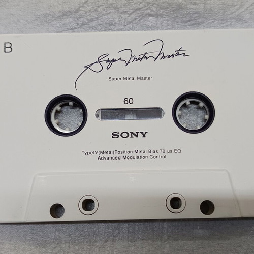 Sony Super Metal Master cassette tape used