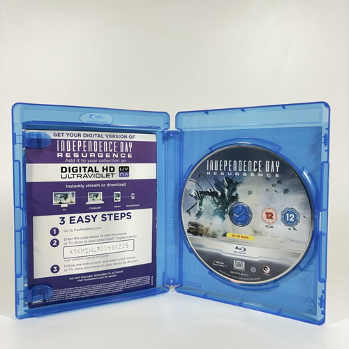 Independence Day Resurgence Blu-Ray like new with English subtitles