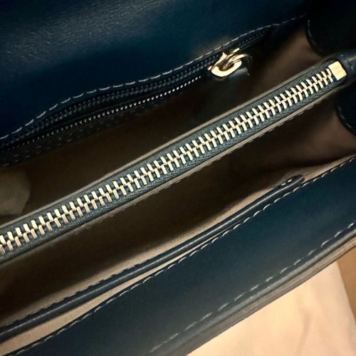 Michael Kors blue crossbody bag like new with studs
