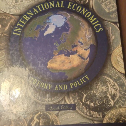 International Economics book used with notes by Paul R. Krugman and Maurice Obstfeld