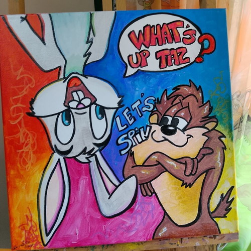 Pop Art Painting 30x30cm new