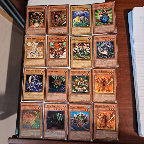 Yugioh cards used, pack of 16