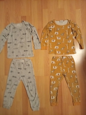 Zara boys' pajamas used, size 4-5 years 110cm set of 2