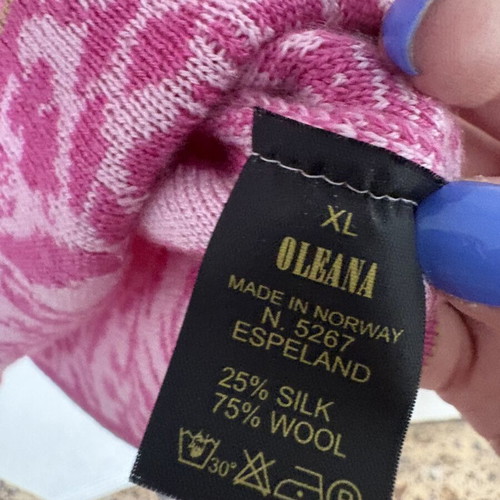 Oleana cardigan XL like new, pink