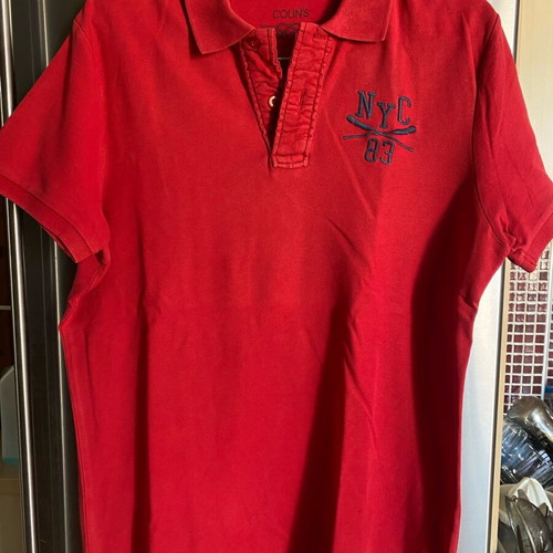 Colin's red polo shirt size L like new