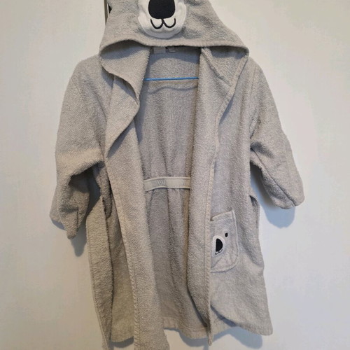 Baby bathrobe used, size 80/86 cm