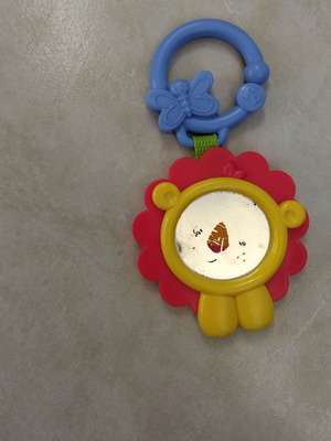 Κουδουνίστρα λιονταράκι Fisher Price μεταχειρισμένη