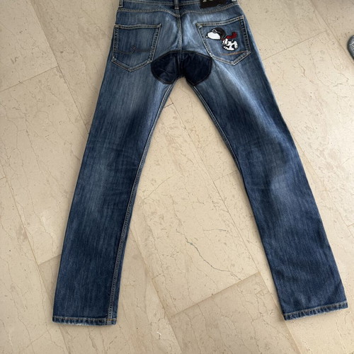 Iceberg Jean Peanuts used, collectible Snoopy edition, blue