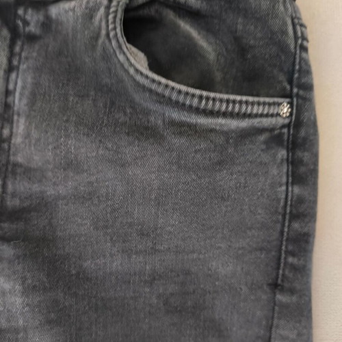 Bershka Super High Waisted Jeans Like New, Black, Size S