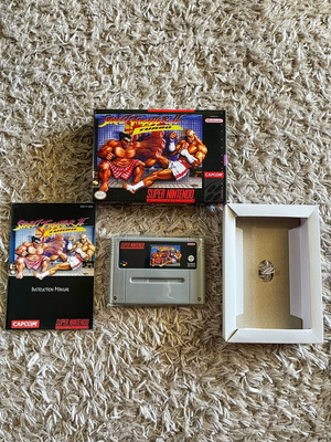 Super Nintendo Street Fighter 2 Turbo μεταχειρισμένο παιχνίδι, ευρωπαϊκή έκδοση