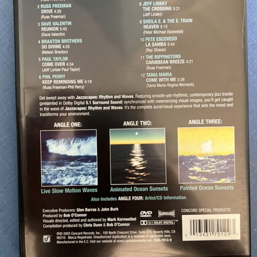 Jazzscapes Music With a View DVD like new