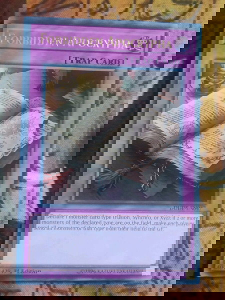 2) Forbidden Apocrypha (Ultra Rare, Yugioh)