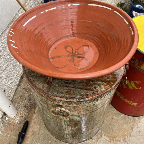Ceramic platter 1950 refurbished, good condition