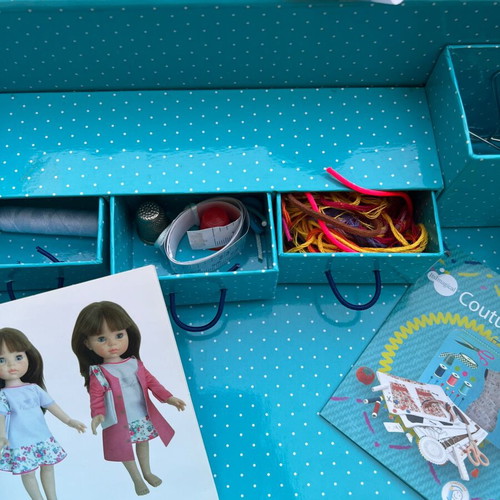 Imaginarium Couture Design Sewing Kit and Peg Doll Craft Kit used