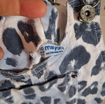 Mayoral denim dress like new, white and blue, sizes 140-146 cm
