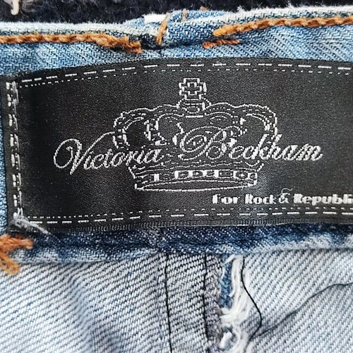 Victoria Beckham blue denim skirt used women's