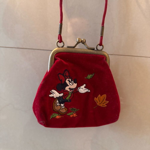 Minnie Mouse kids crossbody bag like new, red multicolor