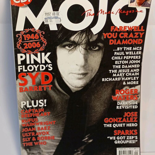 Mojo Magazine #154 2006 used with Syd Barrett, Roger Waters, Sparks