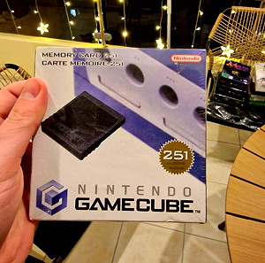 Official Nintendo gamecube memory card 251 blocks Σφραγισμένη