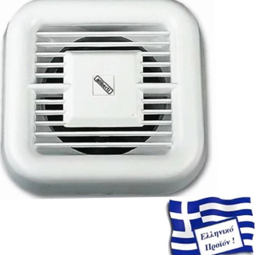Aliberti 100mm wall-mounted bathroom fan, white