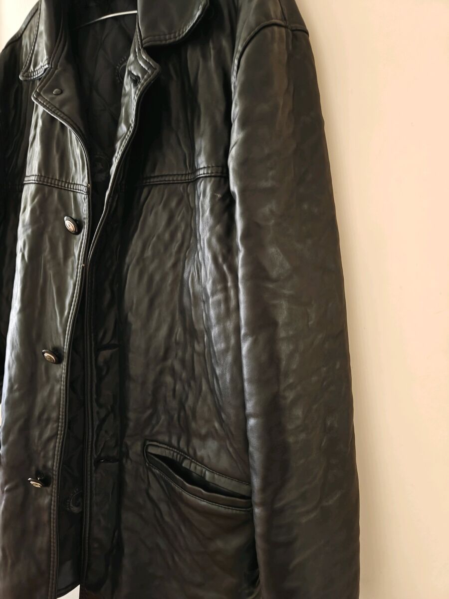 Men's leather jacket vintage 90s from… - € 190,00 - Vendora.cy