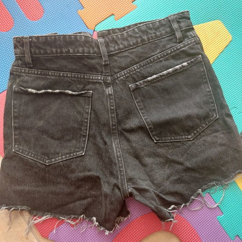 Zara shorts size 36 black high waist like new