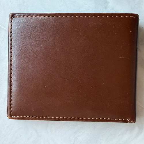 Tommy Hilfiger men's leather wallet, brown