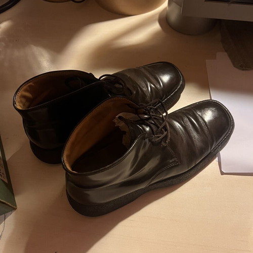 Tods leather boots men size 44 used