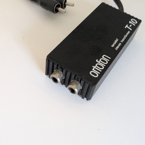 Ortofon T-10 Step-up Transformer used for MC cartridges
