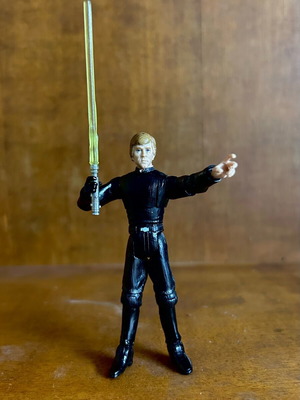 Luke Skywalker Star Wars action figure used 10cm
