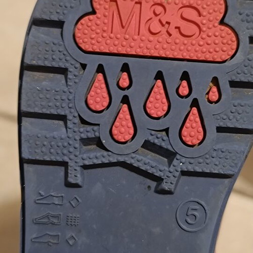 Marks and Spencer children's rain boots size 21.5